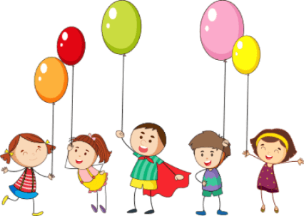 Students With Balloons